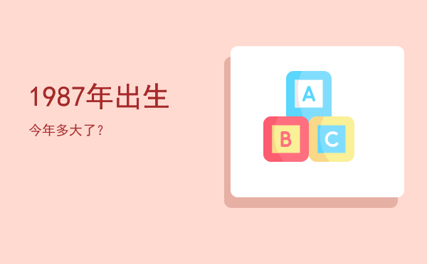 1987年出生今年多大了?