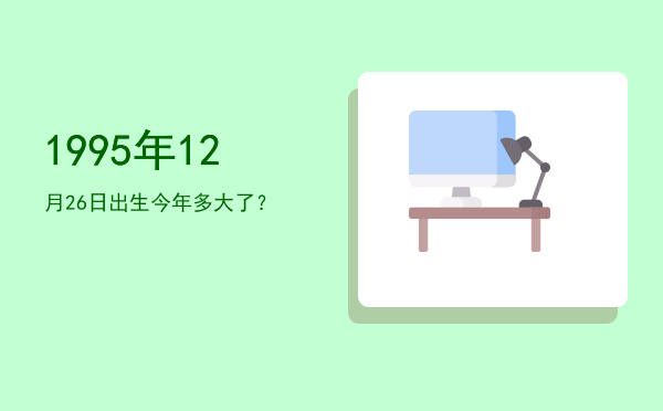 1995年12月26日出生今年多大了?