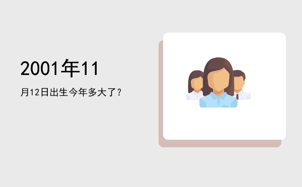2001年11月12日出生今年多大了?