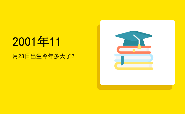 2001年11月23日出生今年多大了?