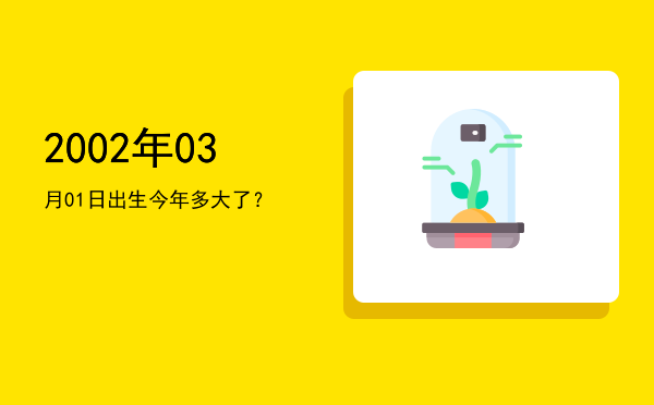 2002年03月01日出生今年多大了?
