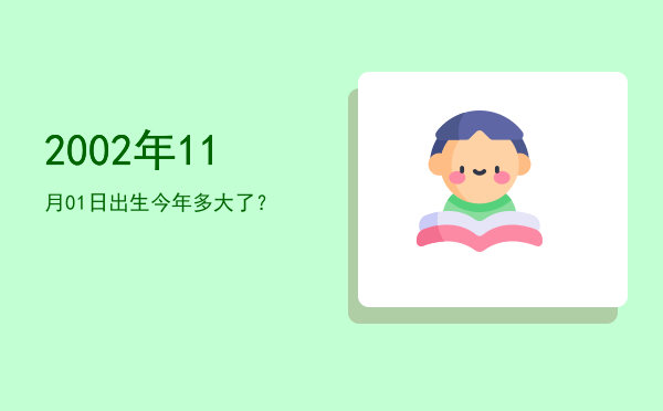 2002年11月01日出生今年多大了?