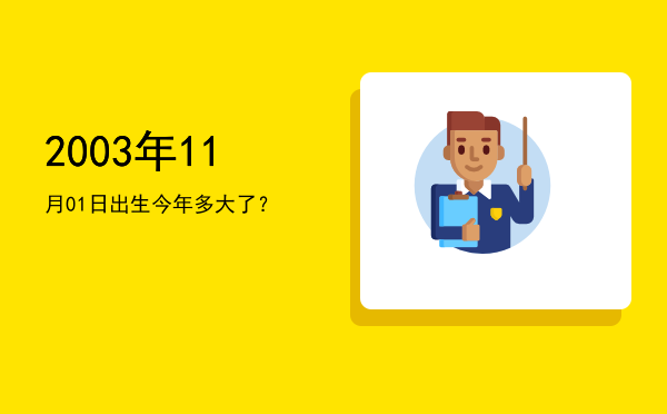 2003年11月01日出生今年多大了?