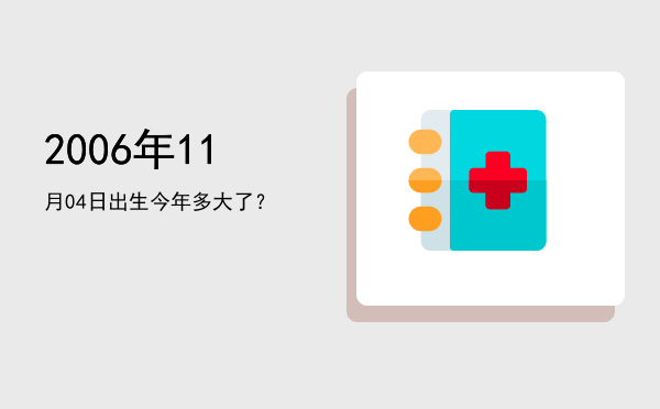 2006年11月04日出生今年多大了?