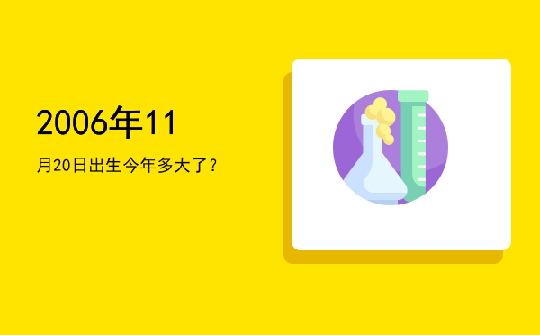 2006年11月20日出生今年多大了?