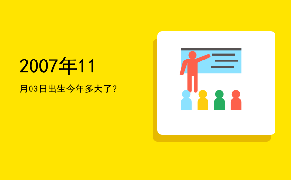 2007年11月03日出生今年多大了?