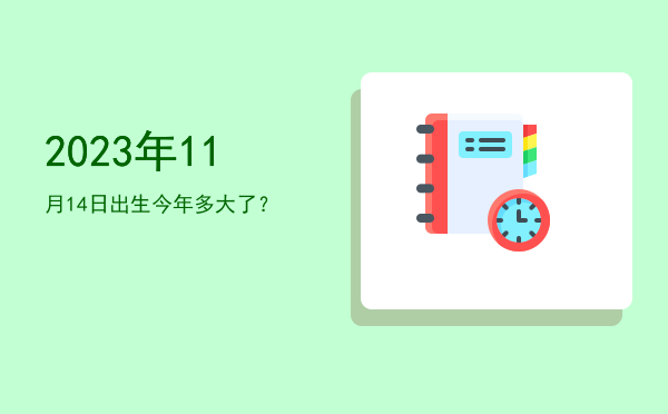 2023年11月14日出生今年多大了?