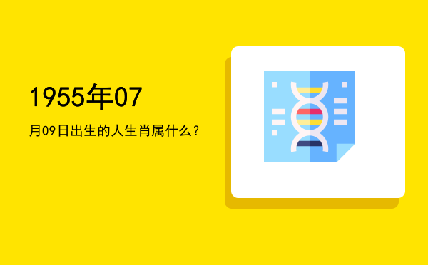 1955年07月09日出生的人生肖属什么?