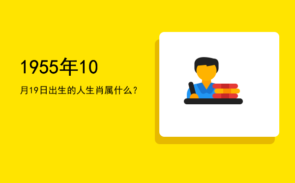1955年10月19日出生的人生肖属什么?