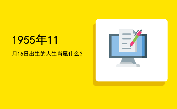 1955年11月16日出生的人生肖属什么?