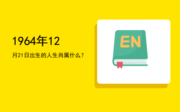 1964年12月21日出生的人生肖属什么?