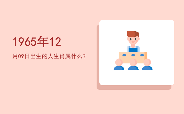 1965年12月09日出生的人生肖属什么?