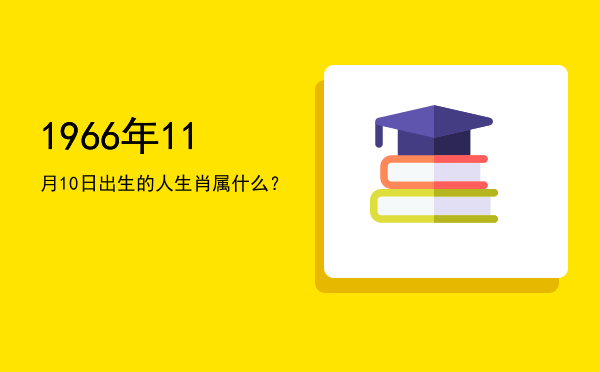 1966年11月10日出生的人生肖属什么?
