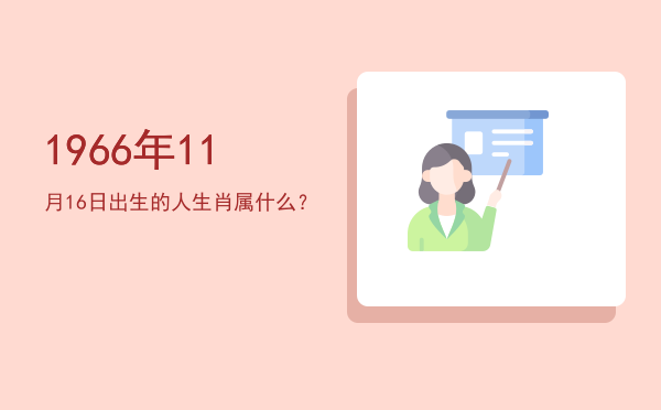 1966年11月16日出生的人生肖属什么?