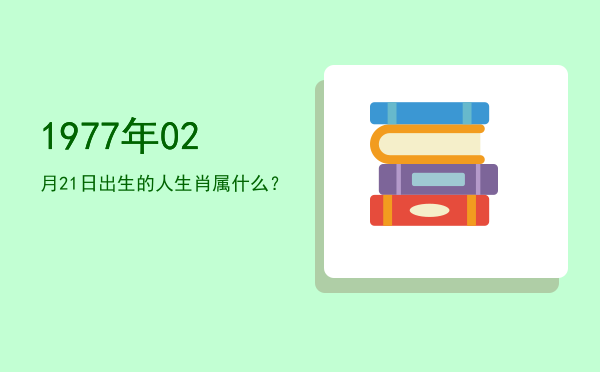 1977年02月21日出生的人生肖属什么?