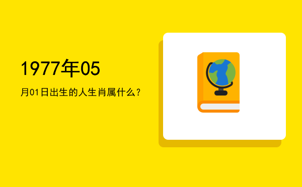 1977年05月01日出生的人生肖属什么？
