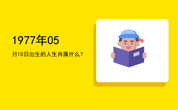 1977年05月10日出生的人生肖属什么?
