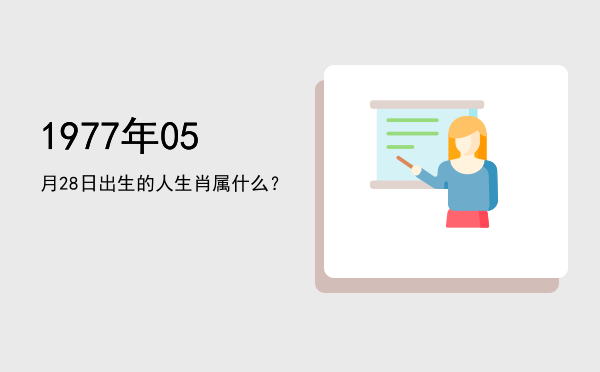 1977年05月28日出生的人生肖属什么?