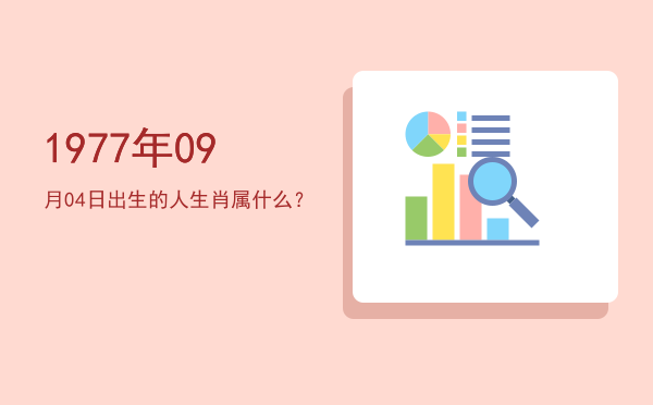 1977年09月04日出生的人生肖属什么?