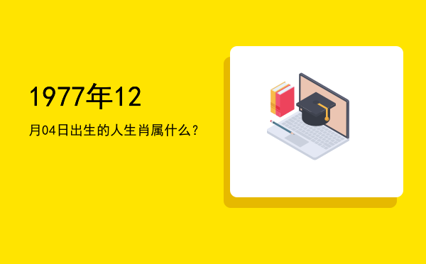 1977年12月04日出生的人生肖属什么?