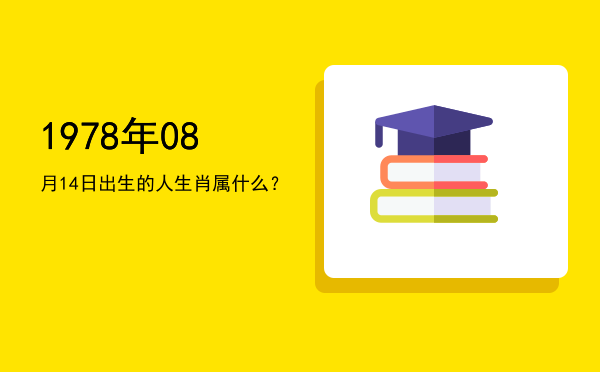 1978年08月14日出生的人生肖属什么?