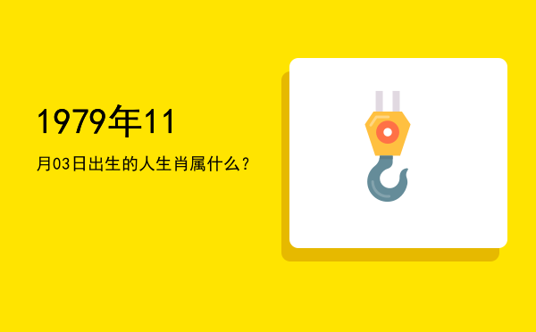 1979年11月03日出生的人生肖属什么?
