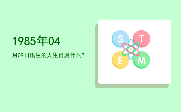 1985年04月09日出生的人生肖属什么?