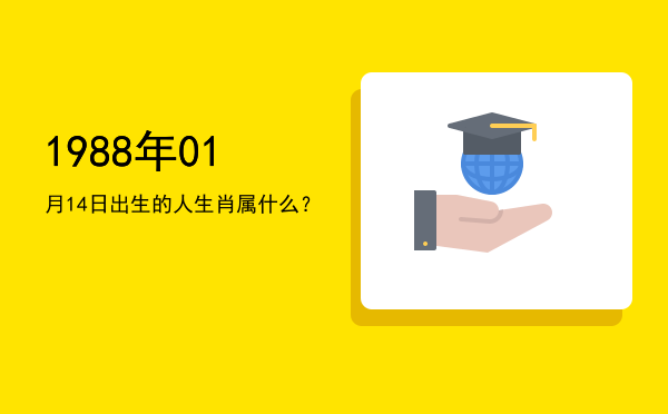 1988年01月14日出生的人生肖属什么?