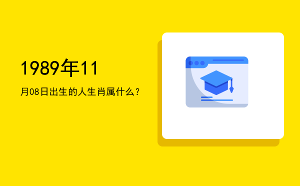1989年11月08日出生的人生肖属什么?