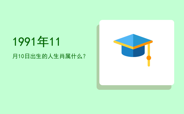 1991年11月10日出生的人生肖属什么?