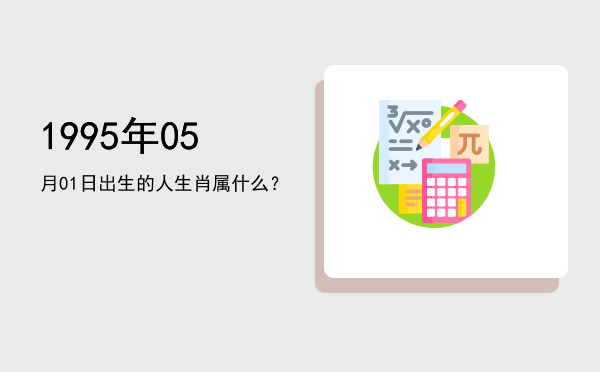 1995年05月01日出生的人生肖属什么?
