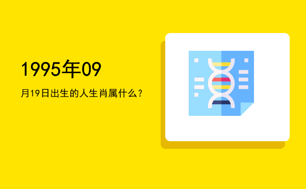 1995年09月19日出生的人生肖属什么?