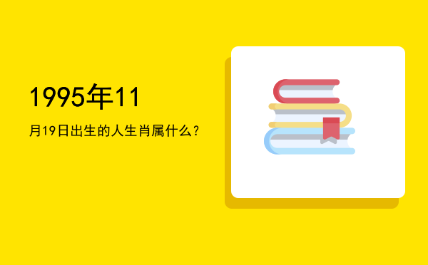 1995年11月19日出生的人生肖属什么?