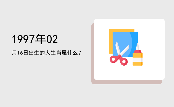 1997年02月16日出生的人生肖属什么?