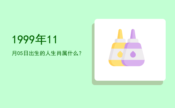 1999年11月05日出生的人生肖属什么?