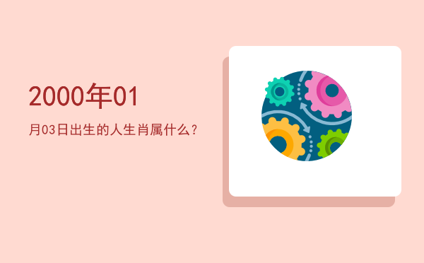 2000年01月03日出生的人生肖属什么?