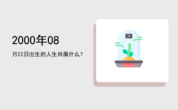 2000年08月22日出生的人生肖属什么?