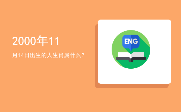 2000年11月14日出生的人生肖属什么?