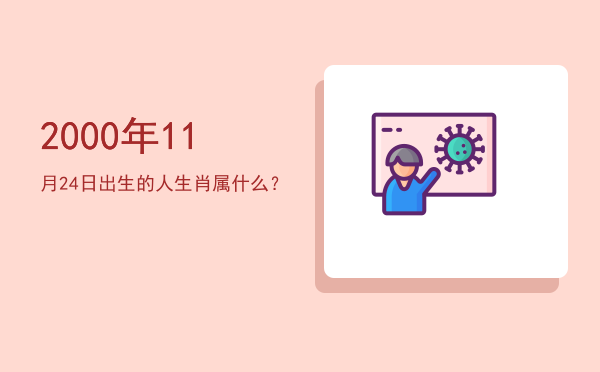 2000年11月24日出生的人生肖属什么?