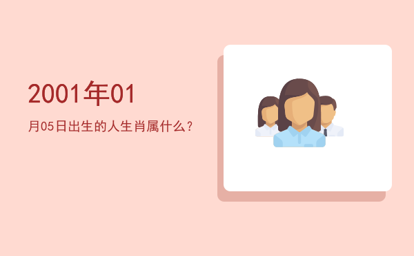 2001年01月05日出生的人生肖属什么?
