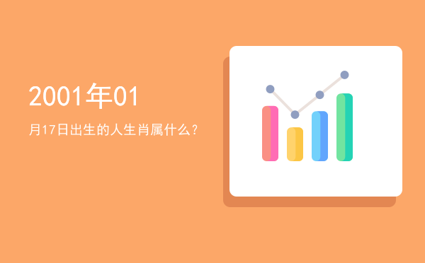 2001年01月17日出生的人生肖属什么?