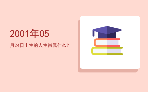 2001年05月24日出生的人生肖属什么?