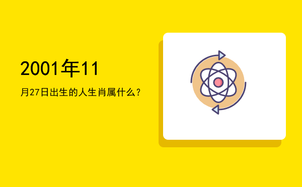 2001年11月27日出生的人生肖属什么?