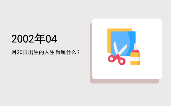 2002年04月20日出生的人生肖属什么?