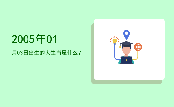 2005年01月03日出生的人生肖属什么?