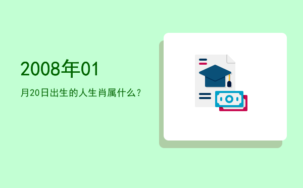 2008年01月20日出生的人生肖属什么?