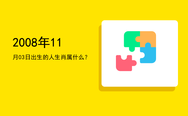 2008年11月03日出生的人生肖属什么?