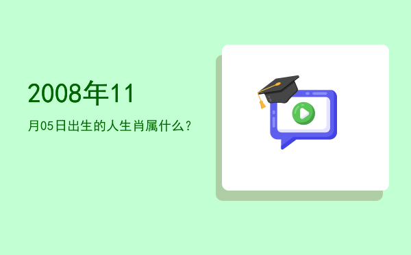 2008年11月05日出生的人生肖属什么?