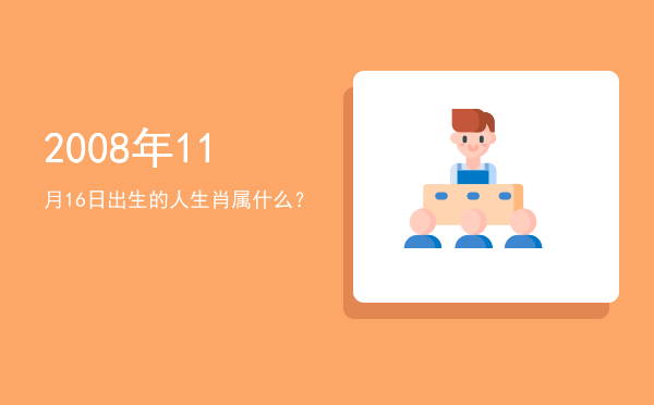 2008年11月16日出生的人生肖属什么?
