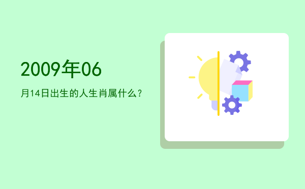 2009年06月14日出生的人生肖属什么?